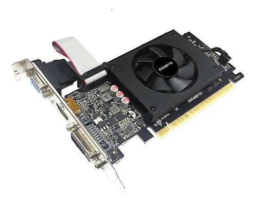 Imagen 2 de 3 de Tarjeta de video Nvidia Gigabyte GeForce 700 Series GT 710 GV-N710D5-2GIL 2GB