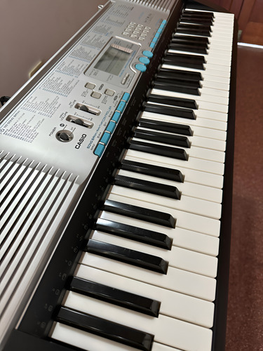Piano Casio Teclado Lk 220 Teclado Luminoso + Soporte Plateado (Usado)