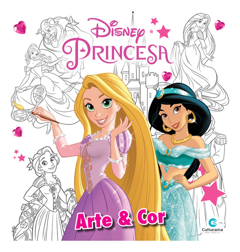 Arte E Cor Disney Princesas