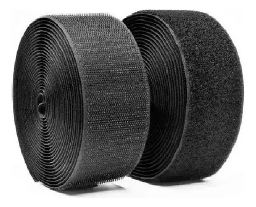 Velcro Contactel Negro 10cm - 4 Pulgadas  Rollo 25 Metros