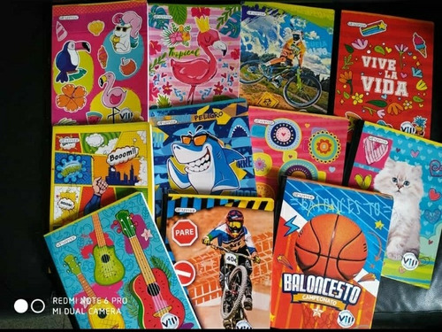 Cuadernos Cosidos, Grandes De 1 Linea. Docena 10$