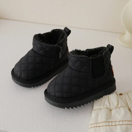 Botas De Nieve Para Niños De Invierno Elegantes, Suaves Y Cá