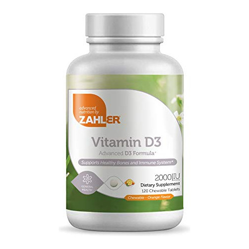 Vitamina D3 Masticable 2000iu: Suplemento Natural Contra Deficiencias De Vitamina D