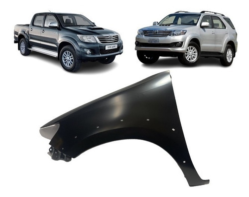 Para-lama Le C Furo Alarg Sem Furo Pisca Hilux Srv Sw4 12/15