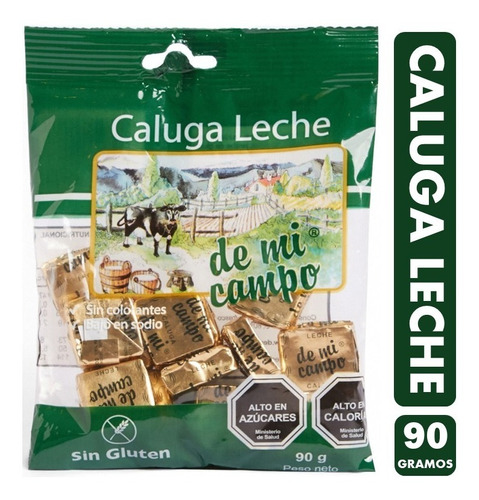 Caluga De Leche De Mi Campo Sin Gluten (bolsa De 90 Gramos).