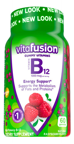 Vitafusion Vitamina B-12 1000 Mcg Vitaminas Gomosas, 60 Ct