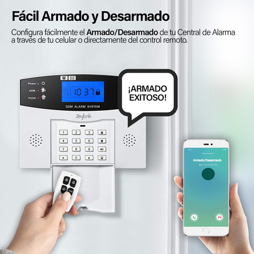 Imagen 6 de 8 de Sistema Alarma Gsm Inalambrica Ft3000 Plus Para Casa Negocio