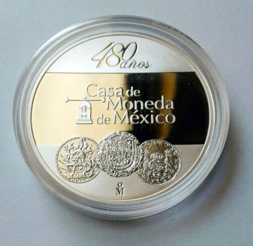 Medalla Plata 450 Aniv. Casa De Moneda 