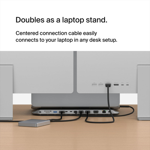 Base Universal Usb-c Pro 11 En 1 De Belkin Connect Con 3 Mon