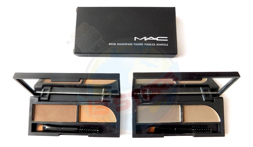 Mac Eyebrow Powder Sombra Cejas 2 Tonos Con Cepillo Promo