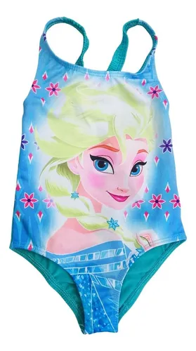 Traje Ba o Enterizo Frozen Elsa Hermoso Ni a