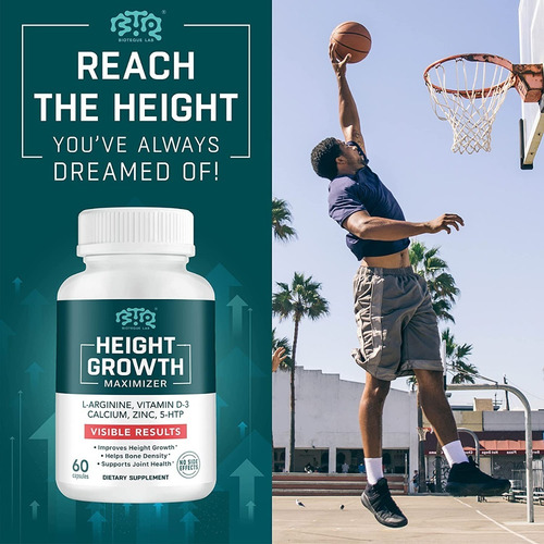 Imagen 4 de 4 de Height Growth Pastillas Para Aumentar Estatura