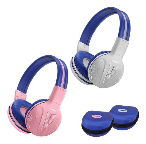 Auriculares Headphones Inalambricos Simolio Bluetooth 2-p...