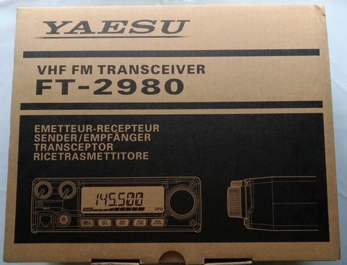 Radio Comunicaciones Yaesu Ft-2980r Vhf Fm 2 M 80 W 200 29