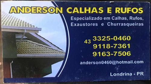Imagem 1 de 1 de Serviços Especializados Em Calhas E Rufos