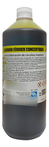 Cloruro Ferrico Concetrado 1 Litro Acido Para Hacer Plaqueta
