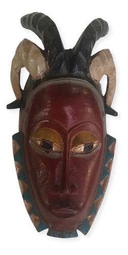 Máscara Africana Original - De Parede - Anos Dourados Móveis