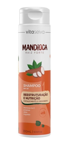 Imagem 1 de 7 de Shampoo Mandioca Raiz Forte Vita Seiva 300ml