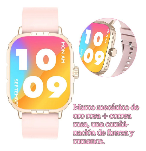 Smartwatch Reloj Inteligente Llamada Mujer Hombre Plus