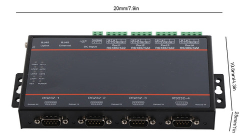 Servidor Serie Ethernet De 4 Series Rs232/485/422 A 536 V