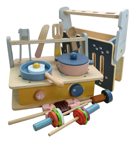 Cozinha Fogão Brinquedos Cozinha Acessórios Panelas Papel