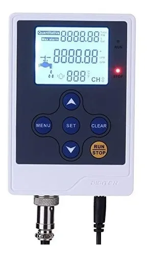 Pantalla Digital Lcd De Medidor Flujo De Agua Galón Lpm Gpm