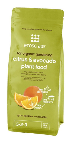 Abono Natural Organico Ecoscraps Arboles/plantas Frutales