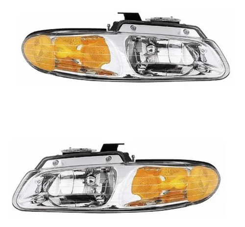 Par Juego Faros Chrysler Voyager / Caravan 1996 - 2000 Sxc