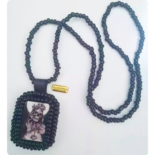 Escapulario La Santa Muerte Negro