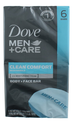 Jabón Dove Para Hombres, Para Cuerpo Y Cara, Frescura Extr.