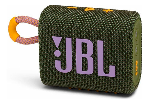 Parlante Portátil Jbl Go 3 Con Bluetooth Color Rojo