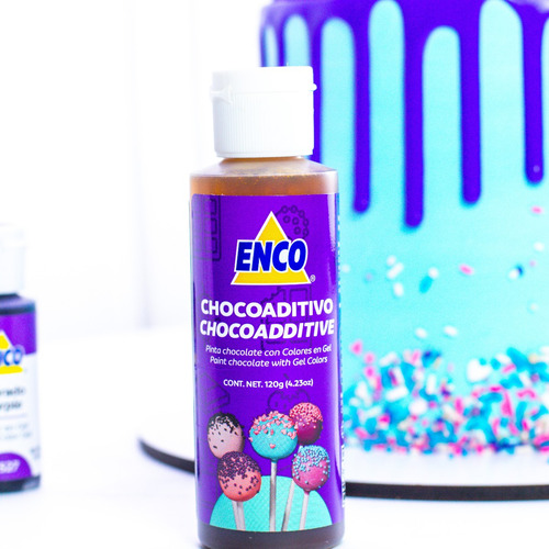 Choco Aditivo Pintar Chocolate Colores En Gel Enco 120g 1 Pz