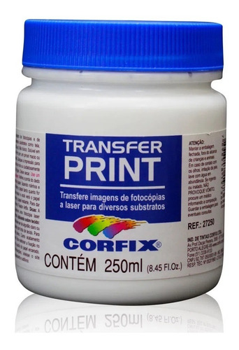Transfer Print Corfix 250ml - Transfere Imagem Cor Leitoso