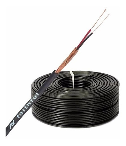 Rollo Cable Microfono Audio Estereo 3,7mm Faithful 50 Mts