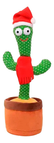 Peluche Cactus Iluminoso Baila Canta Y Repite Voz Juguete