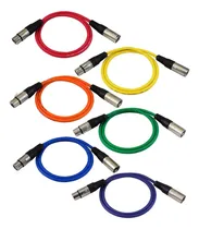 Comprar Cables De Conexión De 3 Pies, Cables De Color Xlr Mach...