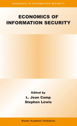 Libro Economics Of Information Security - L. Jean Camp
