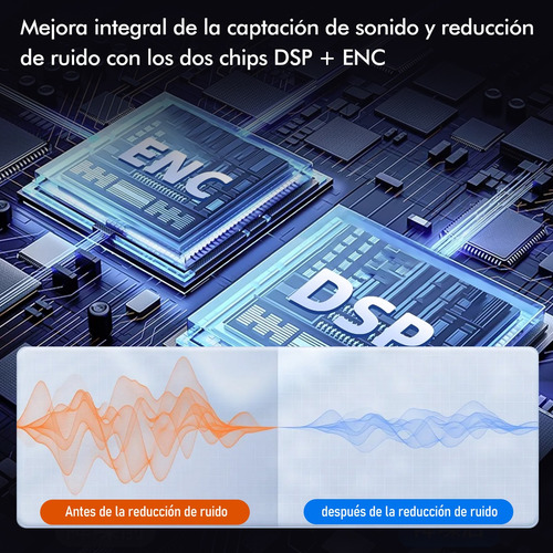 2025 Nuevo Micrófono Inteligente Con Cancelación De Ruido Negro+type-c