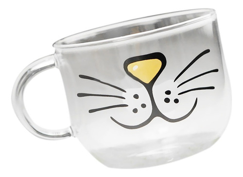 ' Preciosa Cara Gatito Gato Niños Vaso De Leche Agua Taza De