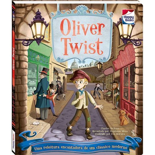 Aventuras Clássicas: Oliver Twist, de Dickens, Charles. Happy Books Editora Ltda., capa dura em português, 2020