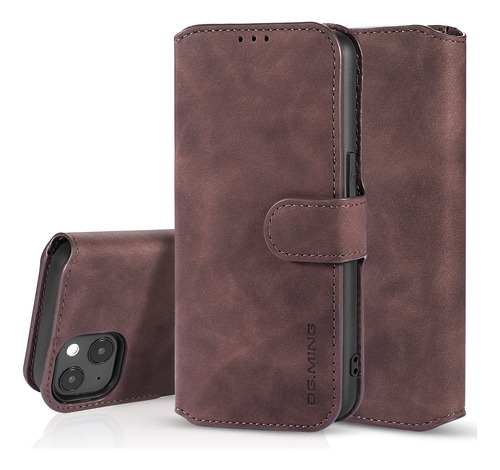 Funda Para iPhone 13 6.1 Coffee 6.1 PuLG Piel Sinteti-2