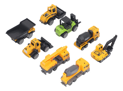 Juego De Juguetes Car Toys De 8 Piezas Para Camiones De Cons
