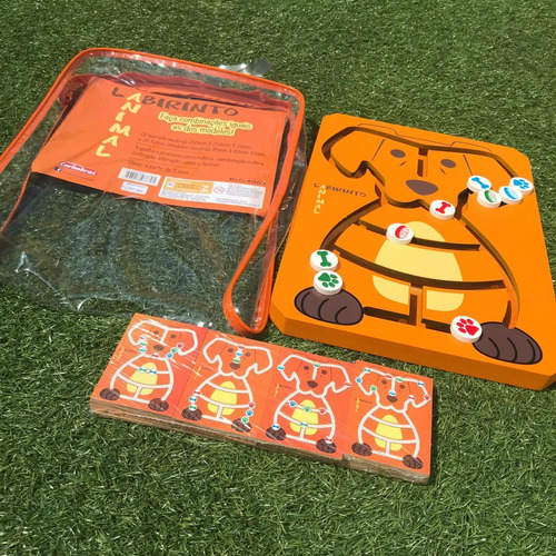 Imagem 6 de 9 de Brinquedo Educativo Jogo Labirinto Animal Crianças