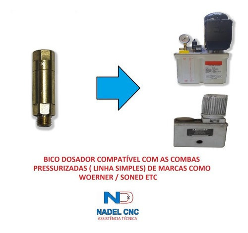 12x Bico Dosador Óleo Bombas Soned - Woerner Nardini Romi