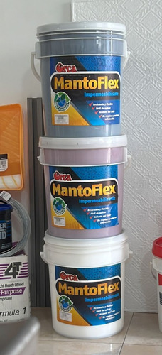 Pintura Impermeabilizante Manto Flex Silver Cuñete Aluminio