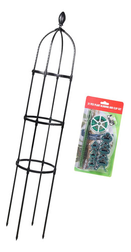 Enrejado De Para Jardín, Estacas De Soporte 145cmx31.7cm