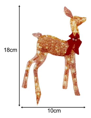 Figuras De Renos De Navidad, Adornos De Decoración S