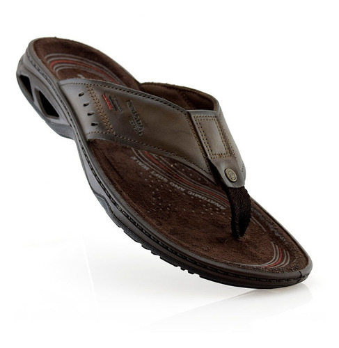 Ojotas Hombres Cuero 132901-02 Pegada Luminares