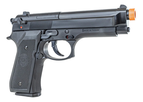 Airgun Spring Beretta M92 Kwc + 200 Bala Alumínio + Silicone