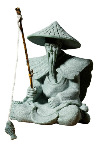 Estatua De Piedra Arenisca En Miniatura, Obra De Estilo A